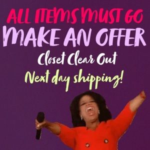 ALL ITEMS MUST GO! Make your offer today!